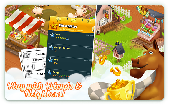 Hay Day gameplay featuring farm elements